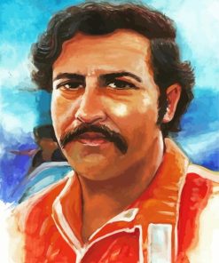 Colombian Pablo Escobar paint by numbers