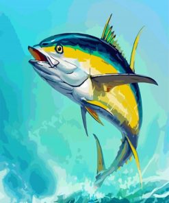 Aesthetic Tuna Fish paint by numbers