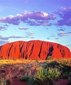 Aesthetic Uluru paint by numbers