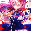 Utena Tenjô Anime Girl paint by numbers