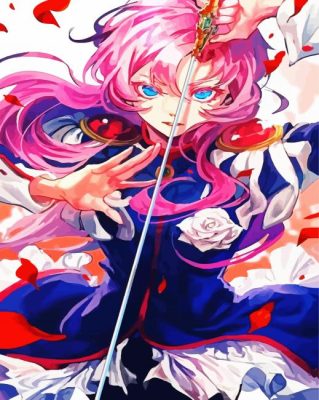 Utena Tenjô Anime Girl paint by numbers