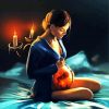 Fantastic Pregnant Woman paint by numbers