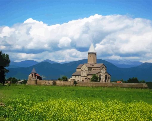 Alaverdi Monastery Church paint by numbers