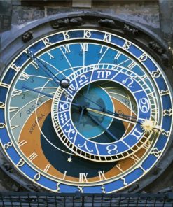 Prague Astronomical Clock paint by numbers