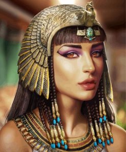 Gorgeous Cleopatra paint by numbers