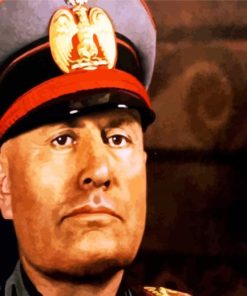 Benito Mussolini Duce paint by numbers