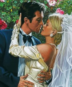 Bride And Groom paint by numbers