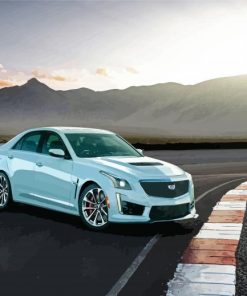 Cadillac CTS Car paint by numbers