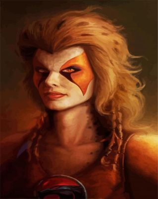 Cheetara Art paint by numbers
