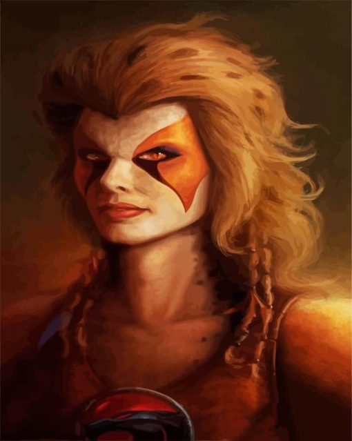 Cheetara Art paint by numbers