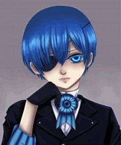 Ciel Phantomhive paint by numbers