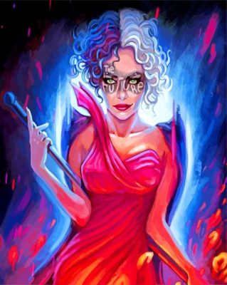 Cool Cruella Art paint by numbers