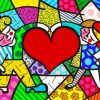 Colorful Couple In Love paint by numbers