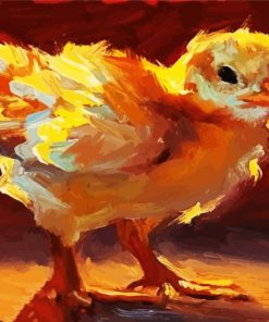 Cute Chick Bird paint by numbers