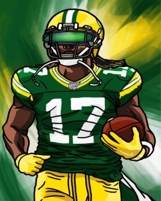 Davante Lavell Adams paint by numbers