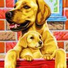 Dogs Family paint by numbers