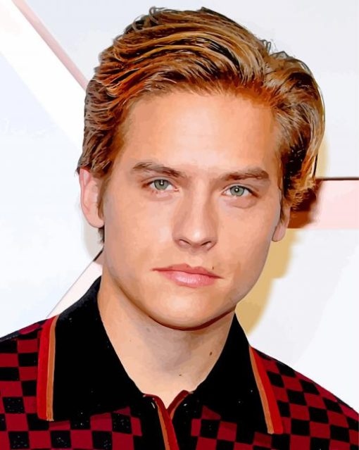 Dylan Sprouse Actor paint by numbers