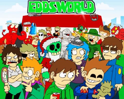 Eddsworld Series Characters paint by numbers