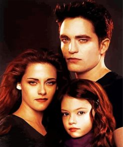 Edward Bella And Renesmee paint by numbers