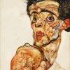 Egon Schiele Portrait paint by numbers