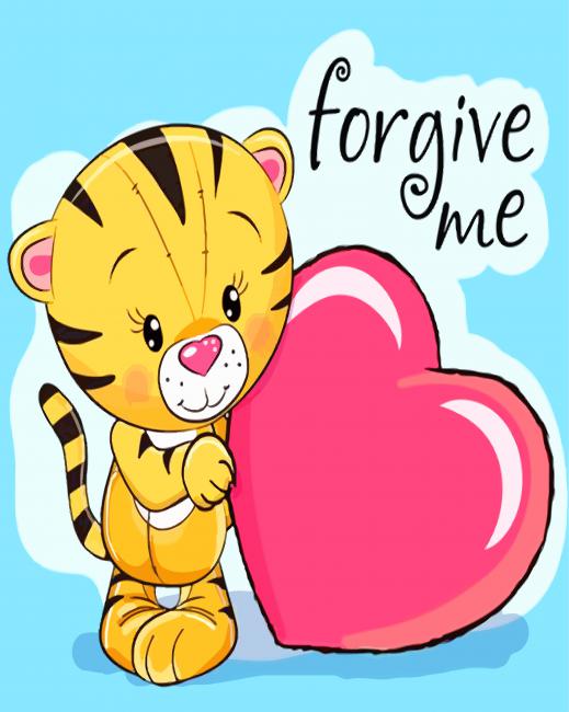 Forgive Me paint by numbers
