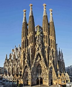 Sagrada Família Building paint by numbers