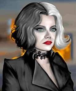 Cruella Character Art paint by numbers