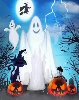 Halloween Time paint by numbers