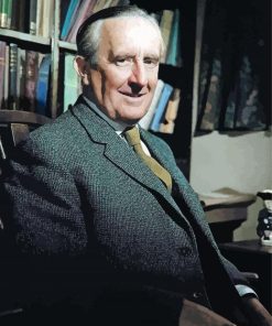 John Tolkien Writer paint by numbers