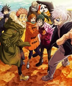 Jujutsu Kaisen Characters paint by numbers