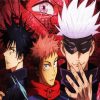 Jujutsu Kaisen Anime paint by numbers