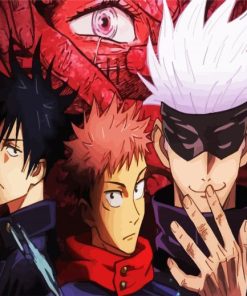 Jujutsu Kaisen Anime paint by numbers