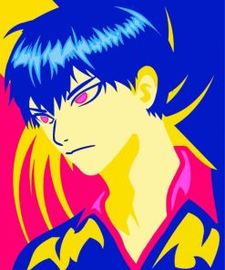 Tobio Kageyama Illustration paint by numbers