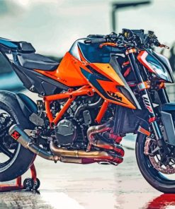 KTM 790 Duke paint by numbers