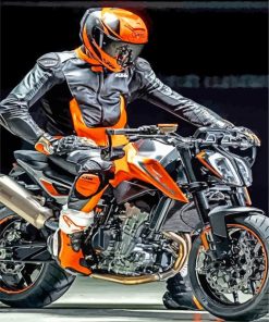 KTM Duke Motocross paint by nnumbers