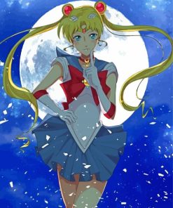 Usagi Tsukino Character paint by numbers