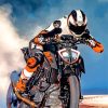 Motocross Riding A KTM Duke paint by numbers