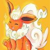 Happy Eevee paint by numbers