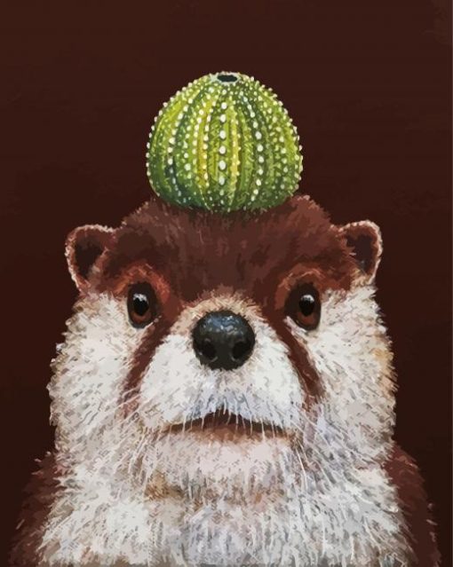 Otter Animal paint by numbers