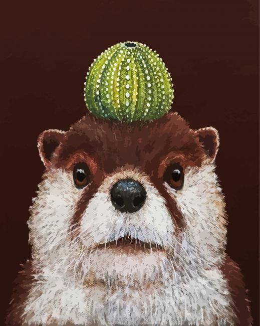 Otter Animal paint by numbers