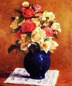 Vase Flowers paint by numbers