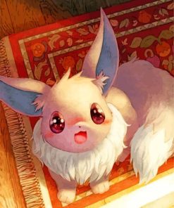 Eevee Pokemon Character paint by numbers