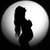 Pregnant Lady Silhouette paint by numbers