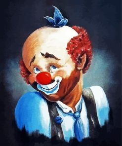 Shy Clown paint by numbers