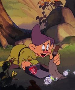 Dopey Character paint by numbers