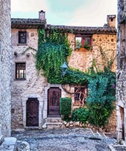 Saint Paul De Vence Streets paint by numbers