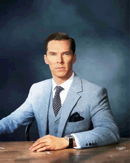 Benedict Cumberbatch paint by numbers