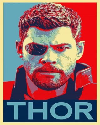 Thor Series Character paint by numbers