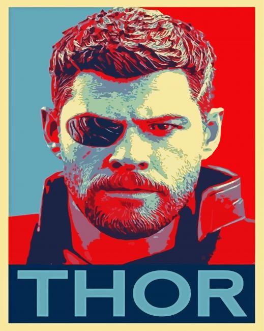 Thor Series Character paint by numbers