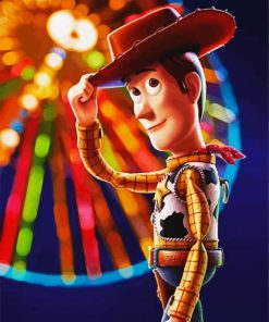 Sherif Woody Character paint by numbers